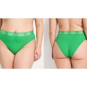 City Chic / CCX Cotton Hipster - Green Mint - Plus Size  - Various Sizes - NWT